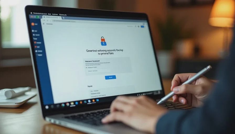 Reviewing recent security activity in the recovered Gmail account Laptop screen showing Google account security checkup page during recovery from a phishing attempt